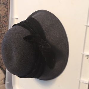 Black Cloche Hat